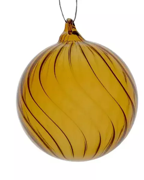 Куля новорічна мед